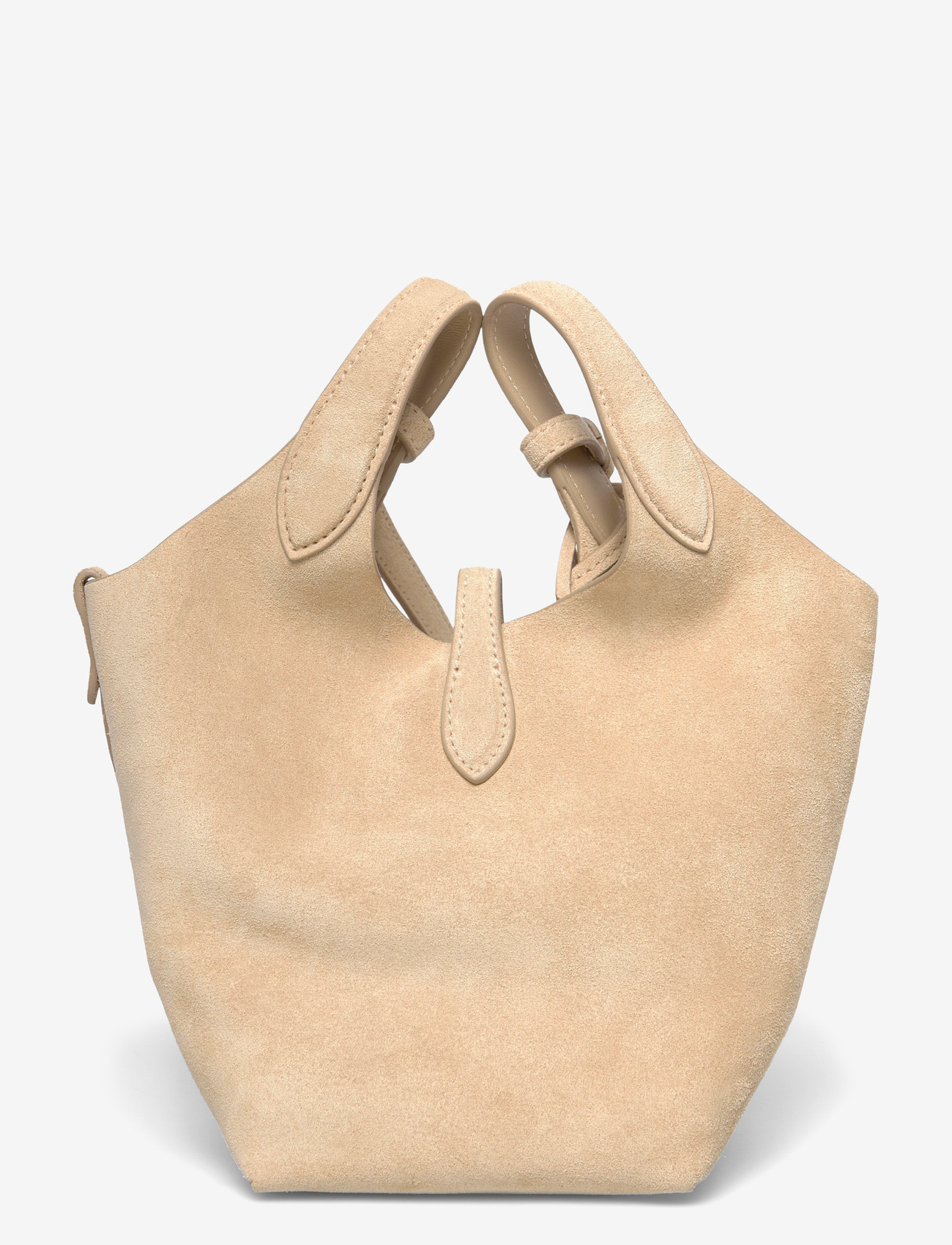 Polo Ralph Lauren - Polo Play Suede Small Tote & Crossbody - special occasions - cashew - 1