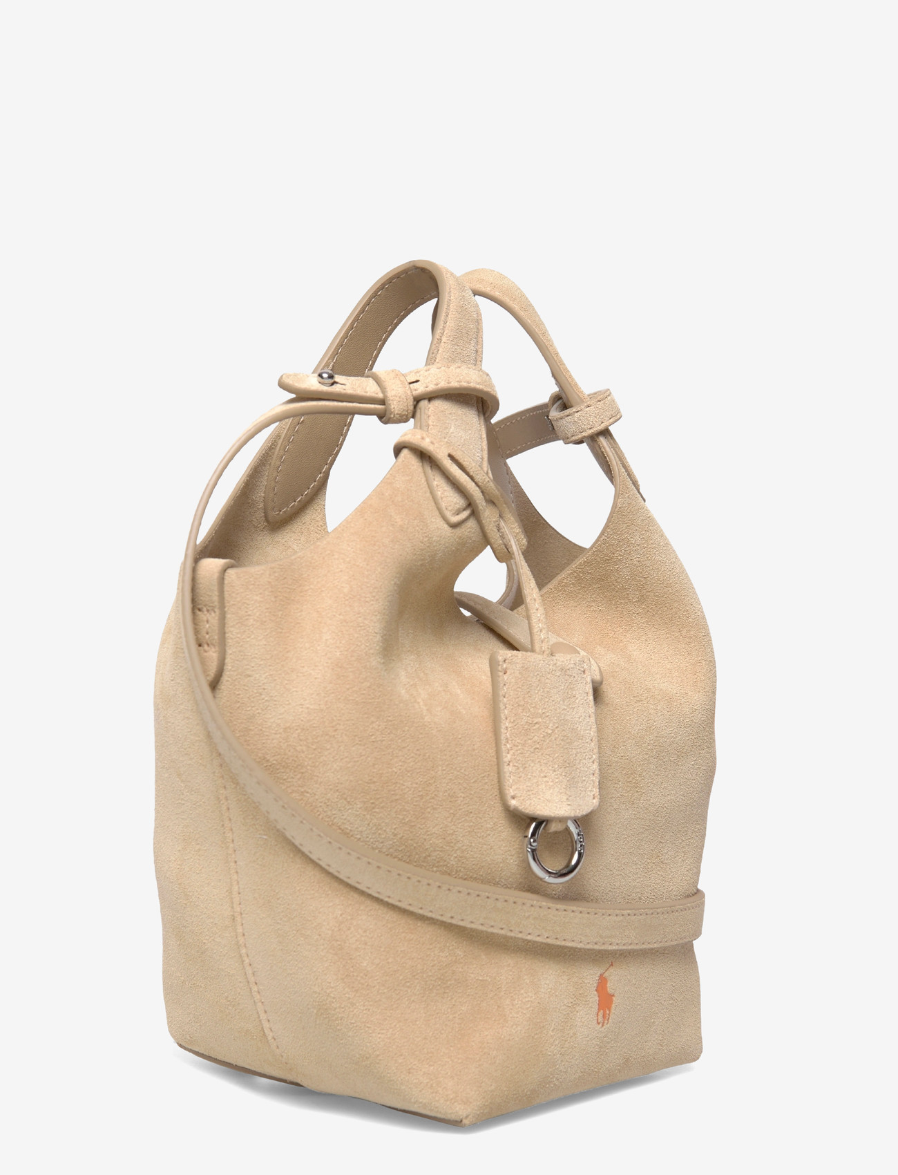 Polo Ralph Lauren - Polo Play Suede Small Tote & Crossbody - special occasions - cashew - 2