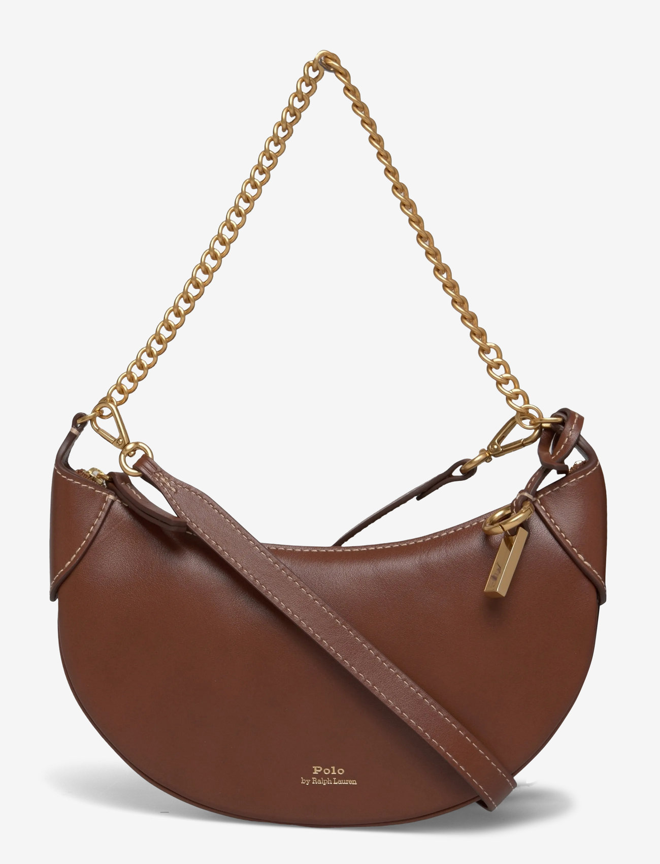 Polo Ralph Lauren - Polo ID Leather Mini Chain Bag - erilised sündmused - cuoio - 0