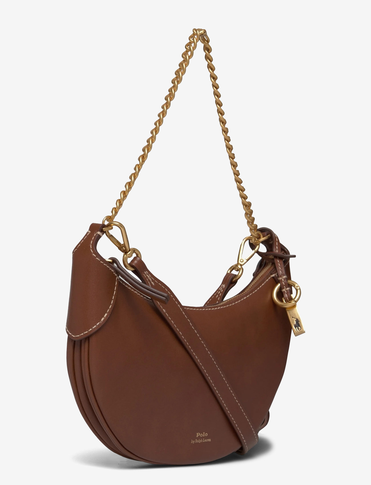 Polo Ralph Lauren - Polo ID Leather Mini Chain Bag - erilised sündmused - cuoio - 2