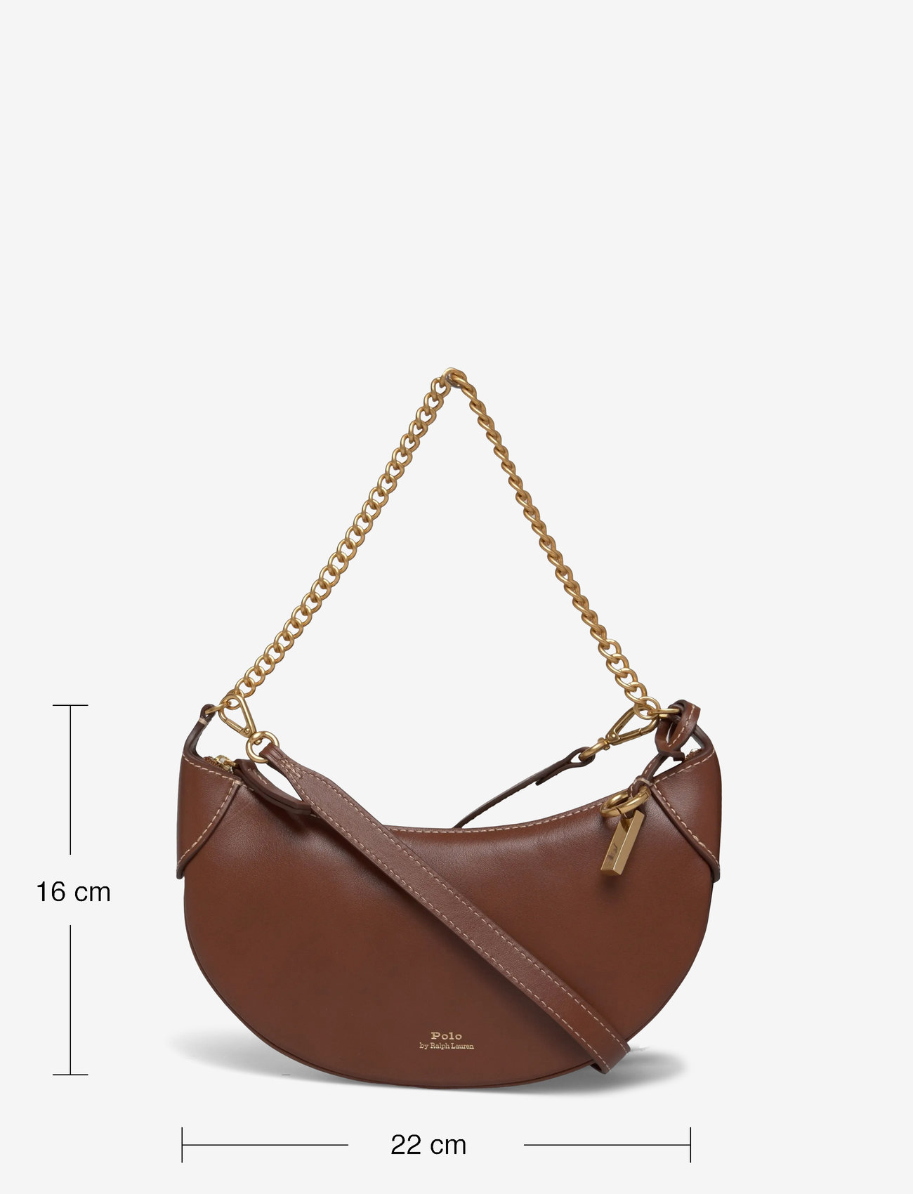 Polo Ralph Lauren - Polo ID Leather Mini Chain Bag - erilised sündmused - cuoio - 3