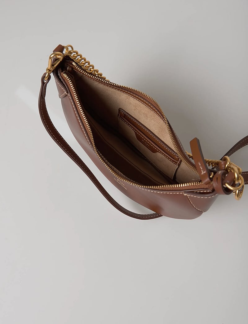 Polo Ralph Lauren - Polo ID Leather Mini Chain Bag - erilised sündmused - cuoio - 5