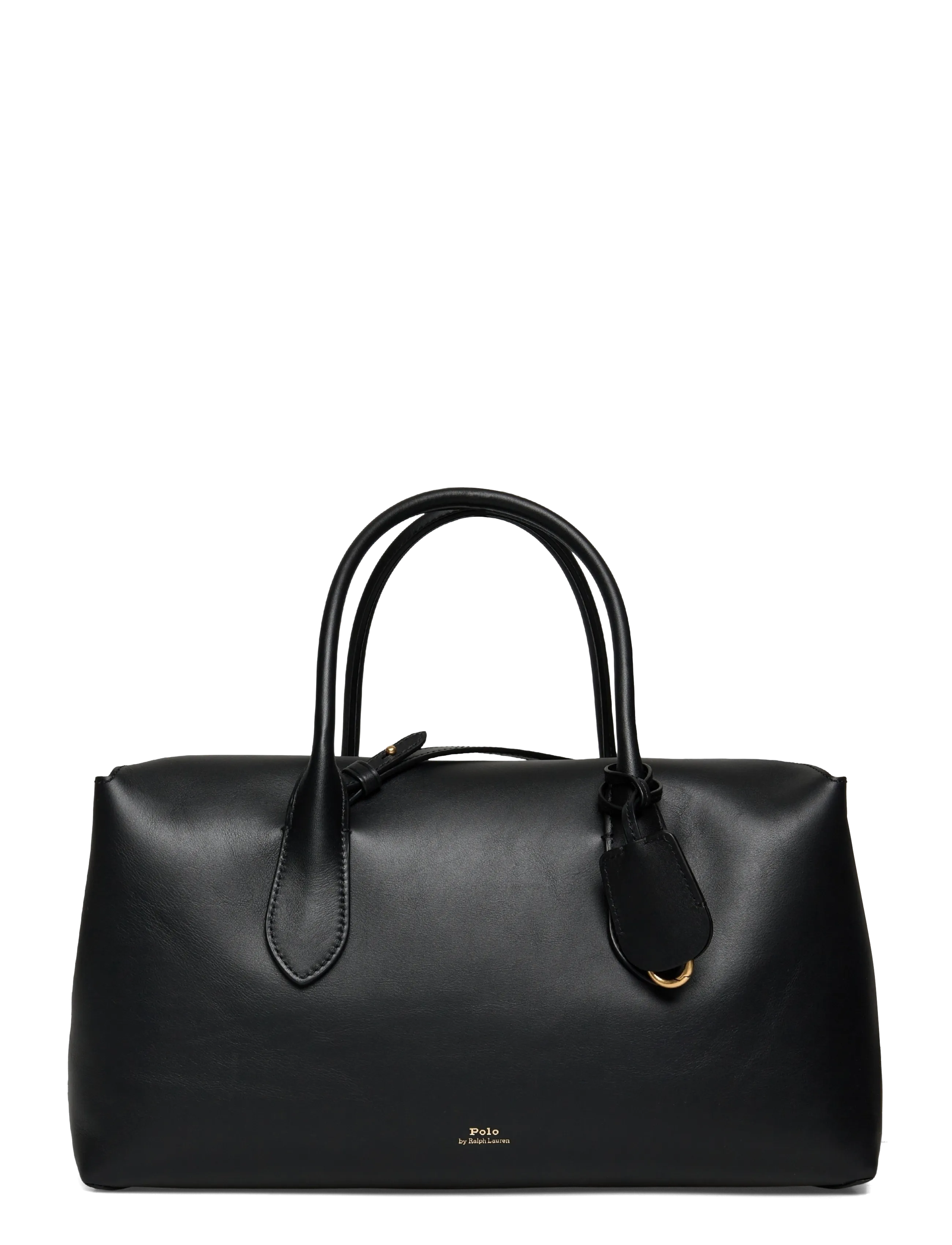 Polo Ralph Lauren Smooth Leather Veg-Blpt Sth-Stl-Med, One Size, Black, Designere > Tasker Med Tophåndtag, Dame