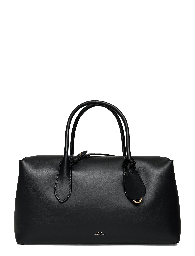 Polo Ralph Lauren - Bellport Leather Satchel - henkeltaschen - black - 0