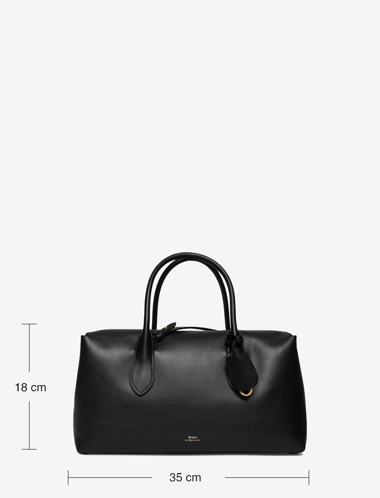 Polo Ralph Lauren - Bellport Leather Satchel - henkeltaschen - black - 3