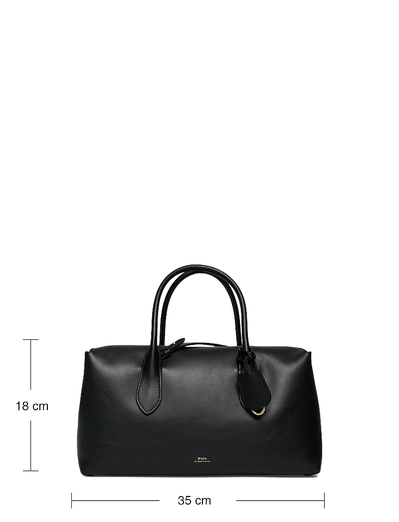 Polo Ralph Lauren - Bellport Leather Satchel - henkeltaschen - black - 3