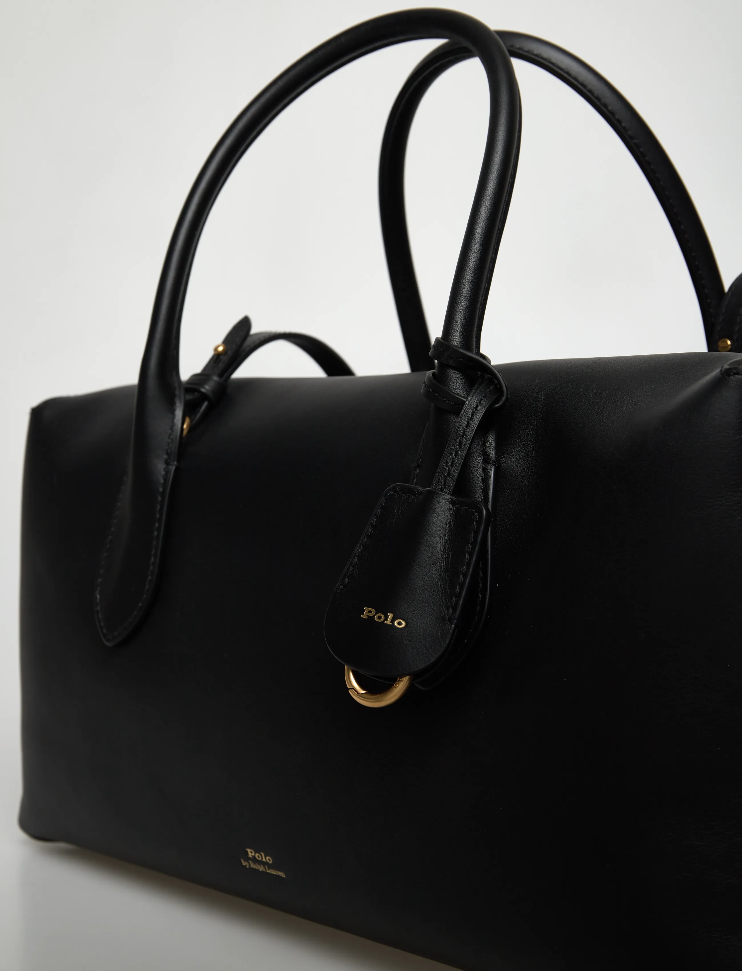 Polo Ralph Lauren - SMOOTH LEATHER VEG-BLPT STH-STL-MED - black - 4