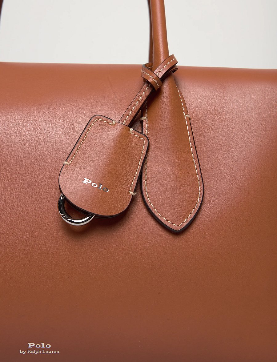 Polo Ralph Lauren - SMOOTH LEATHER VEG-BLPT STH-STL-MED - cognac - 4