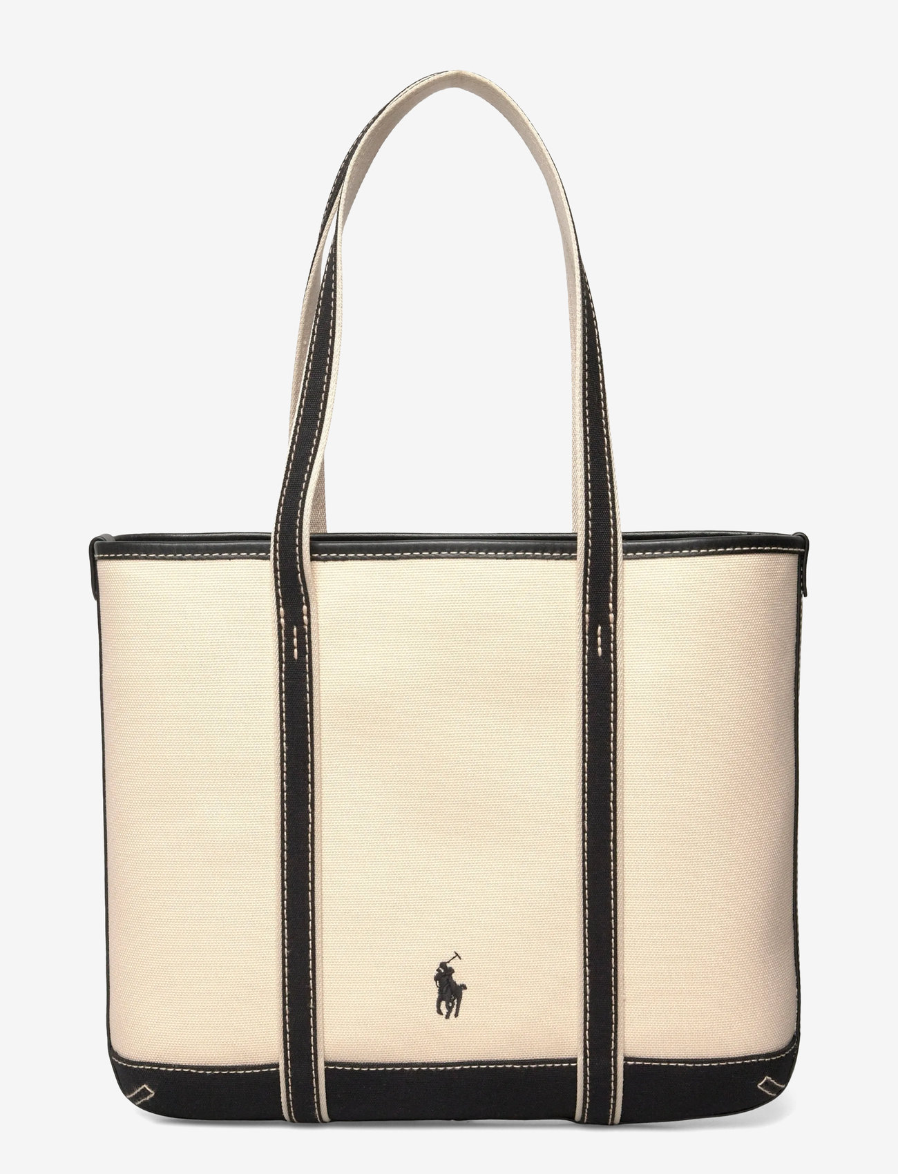 Polo Ralph Lauren - Polo Bear Canvas Small Shopper Tote - shoppers - ecru/black - 1