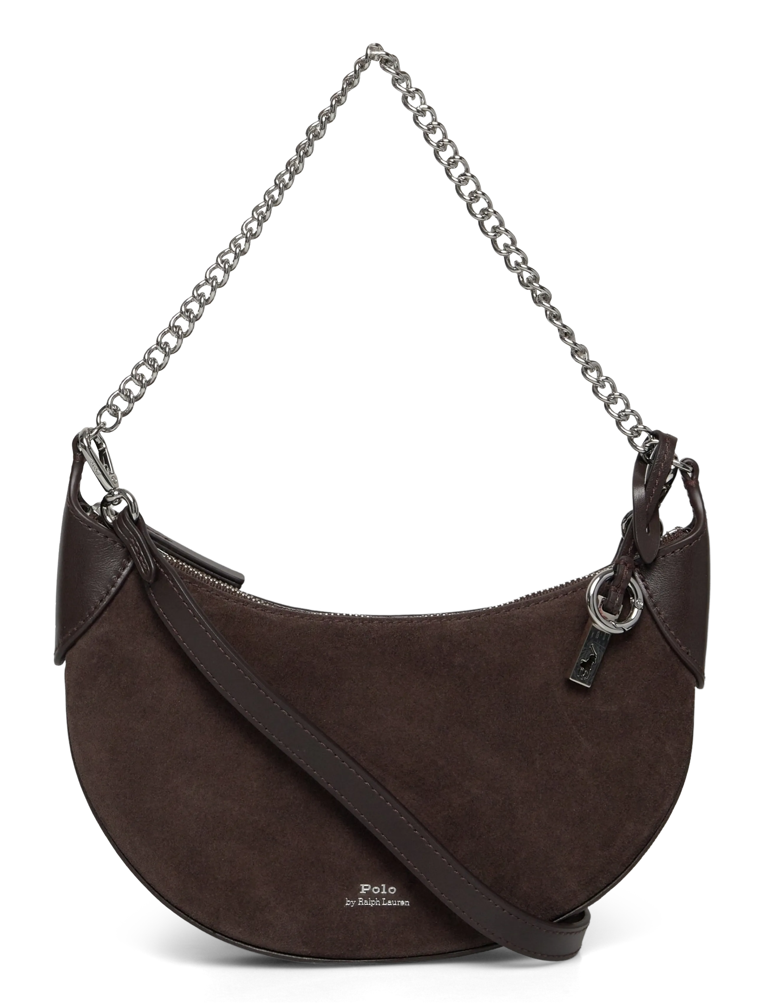 Polo Ralph Lauren Polo ID Suede Mini Chain Bag - Tasker - CHOCOLATE/TOBACCO / brown