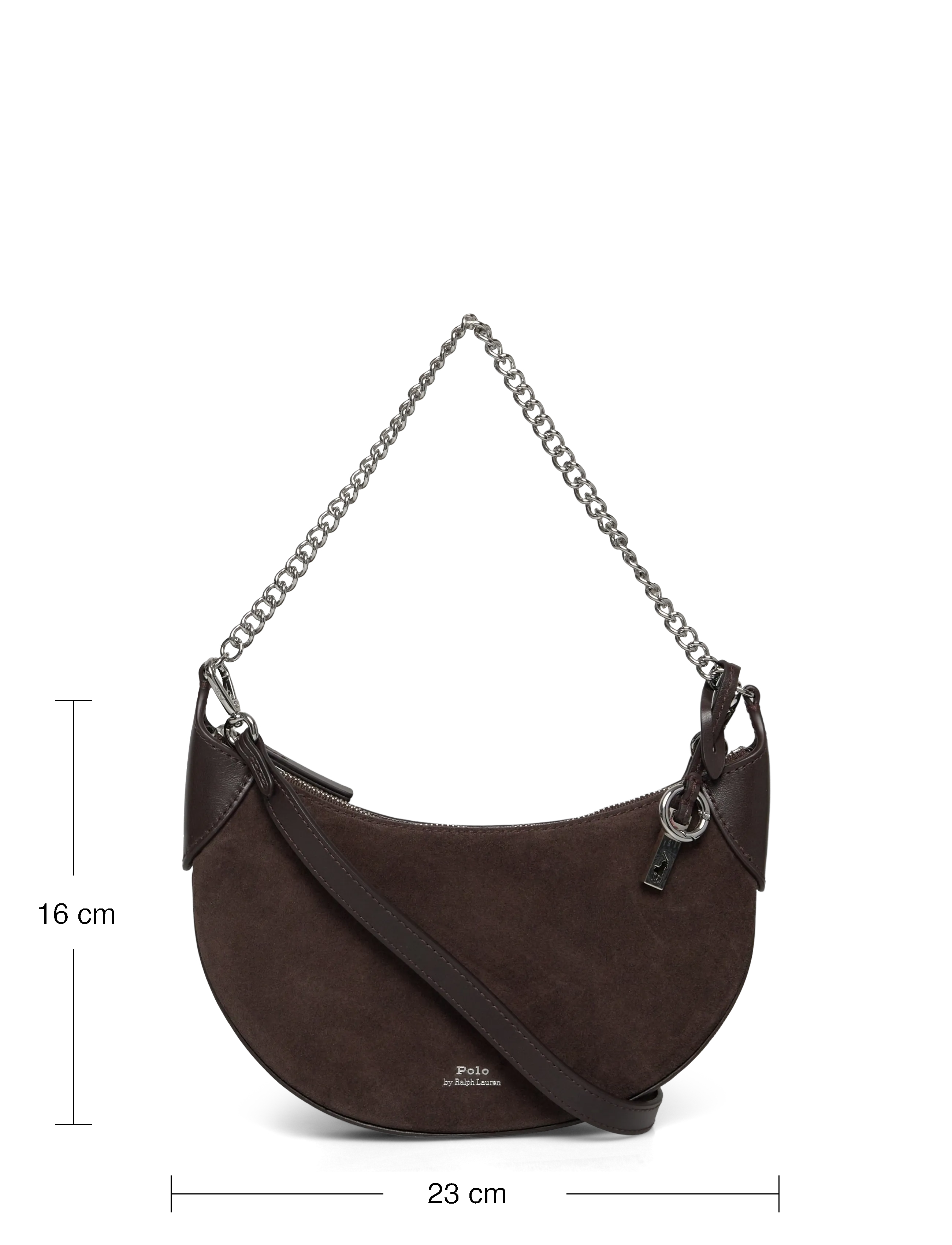 Polo Ralph Lauren - Polo ID Suede Mini Chain Bag - chocolate/tobacco - 3