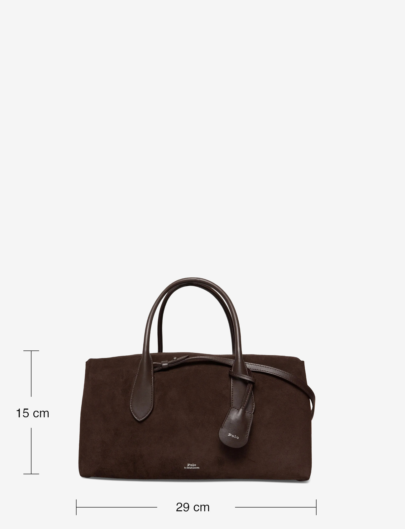 Polo Ralph Lauren - Bellport Suede Satchel - henkeltaschen - chocolate/tobacco - 3