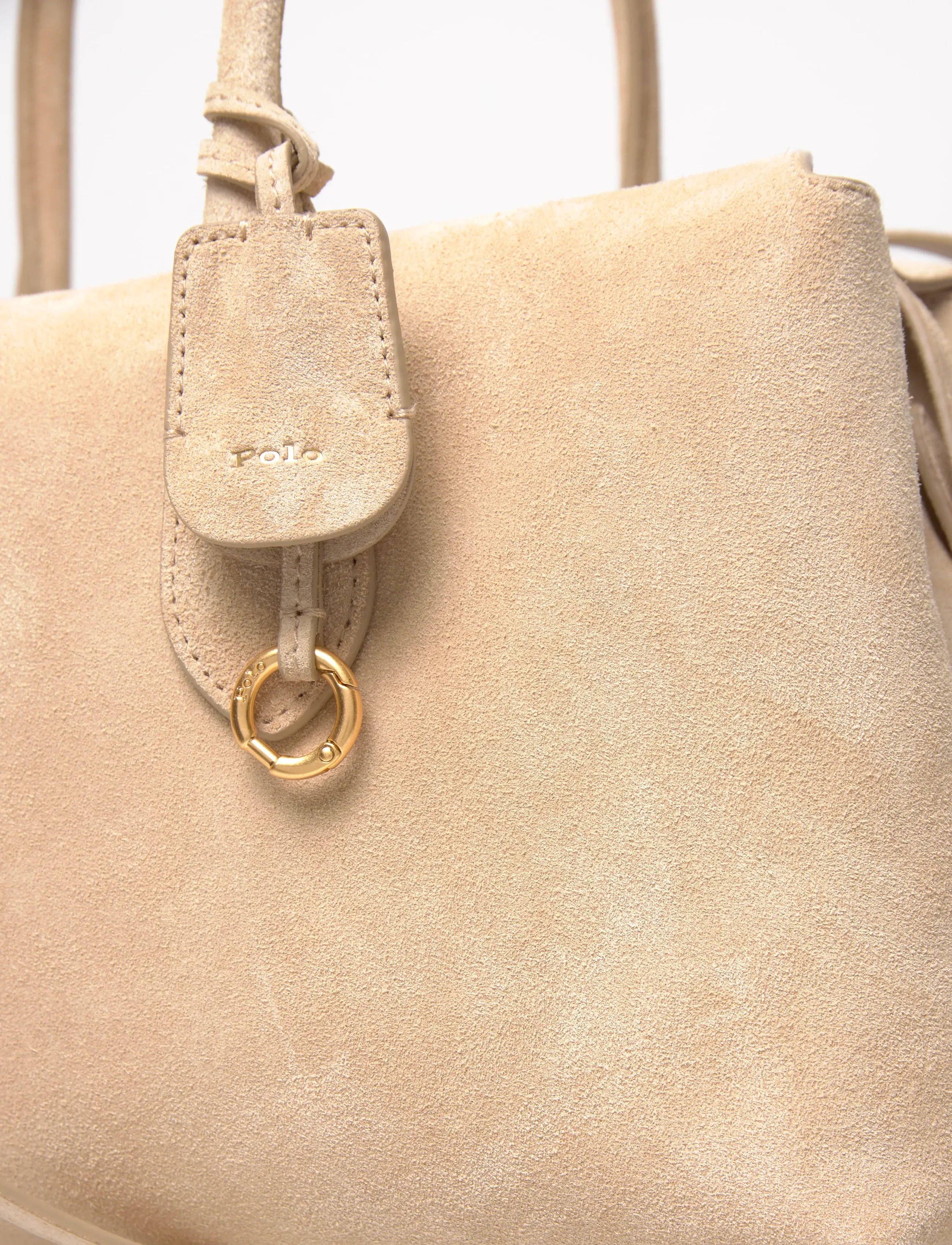 Polo Ralph Lauren - SUEDE-BLPT STH-STL-MED - torby na zakupy - cashew - 4