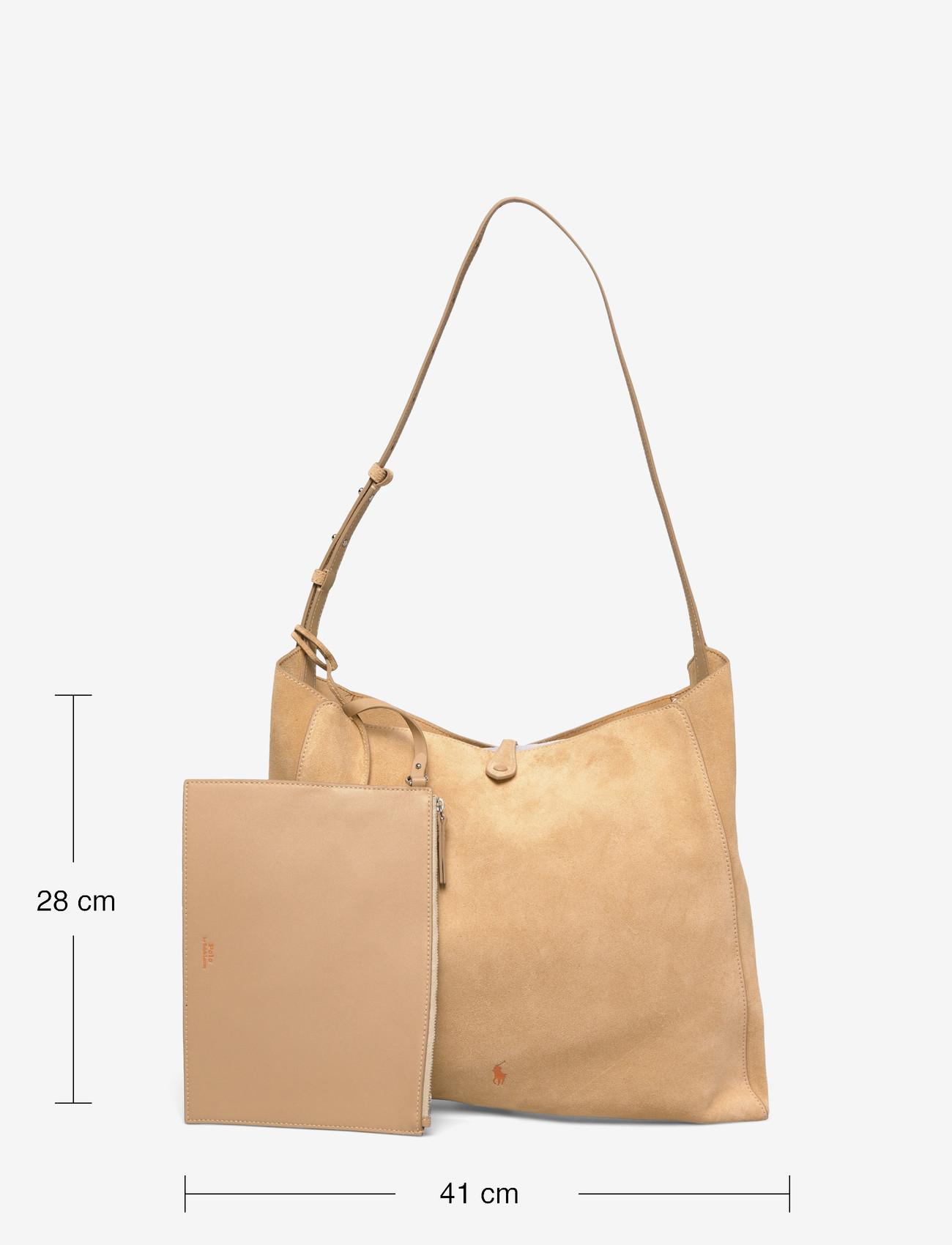 Polo Ralph Lauren - Polo Play Suede Messenger Bag - besondere anlässe - cashew - 3