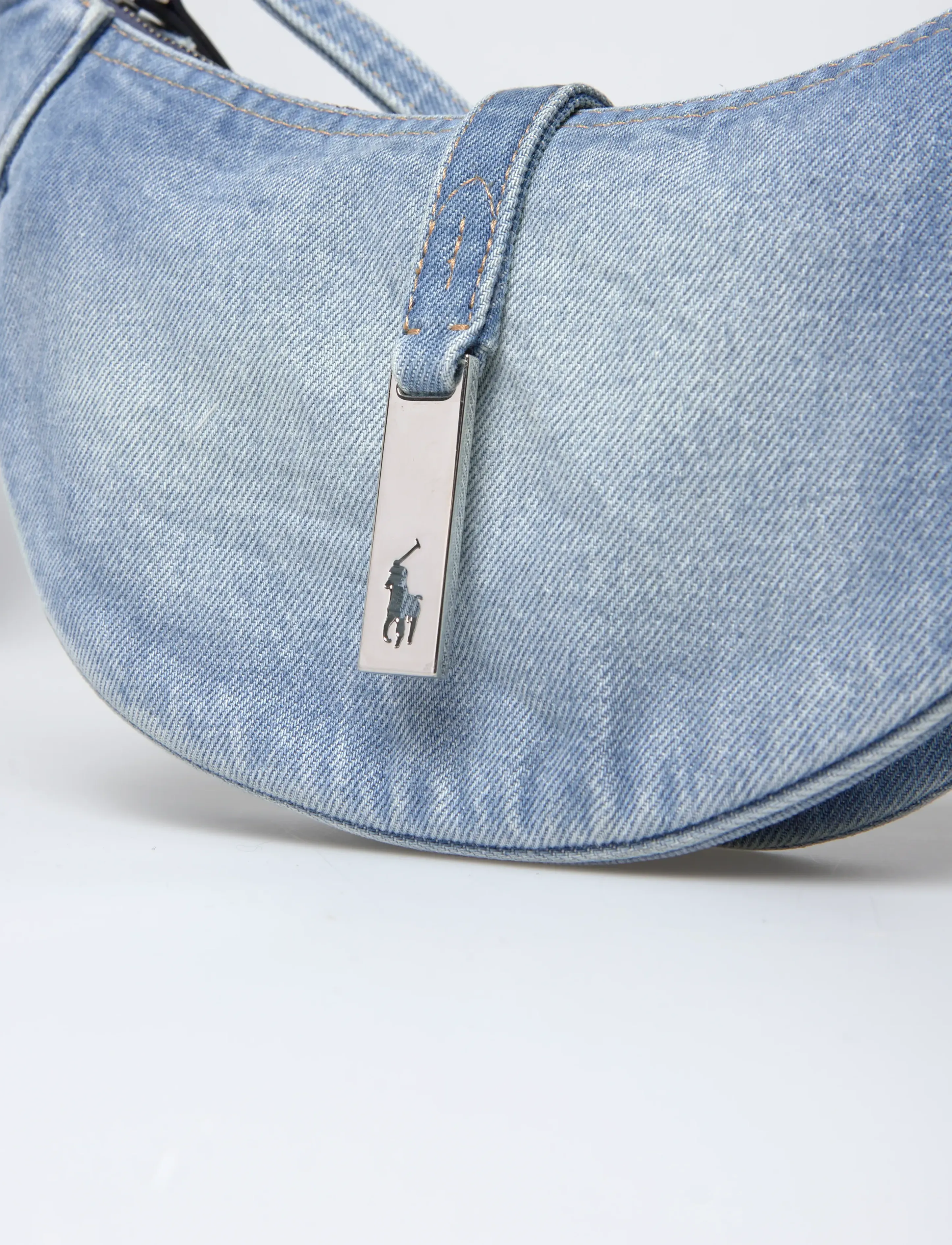 Polo Ralph Lauren - Polo ID Denim Mini Shoulder Bag - joan wash - 4
