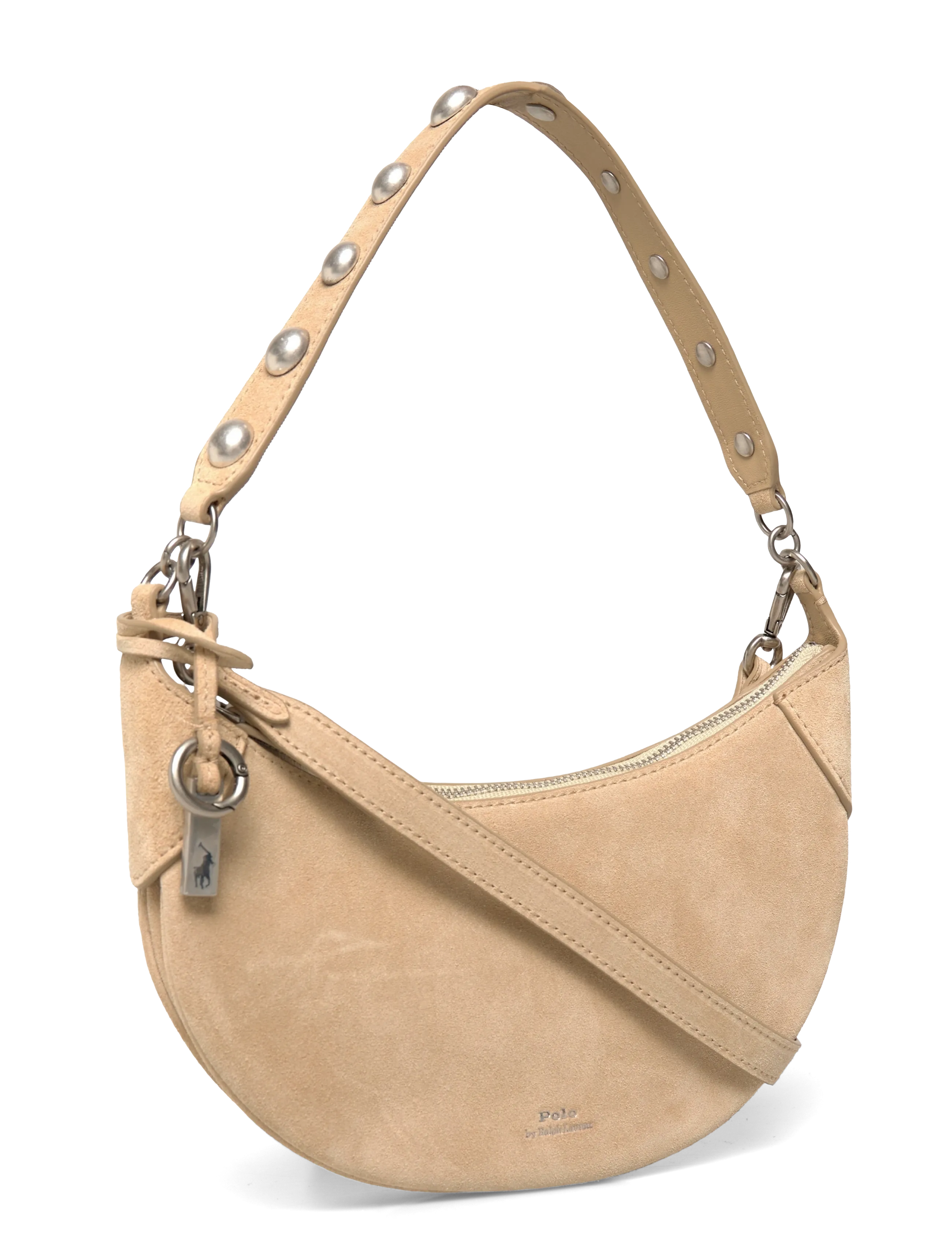 Polo Ralph Lauren - Polo ID Suede Mini Studded Bag - alltags-style - cashew - 2