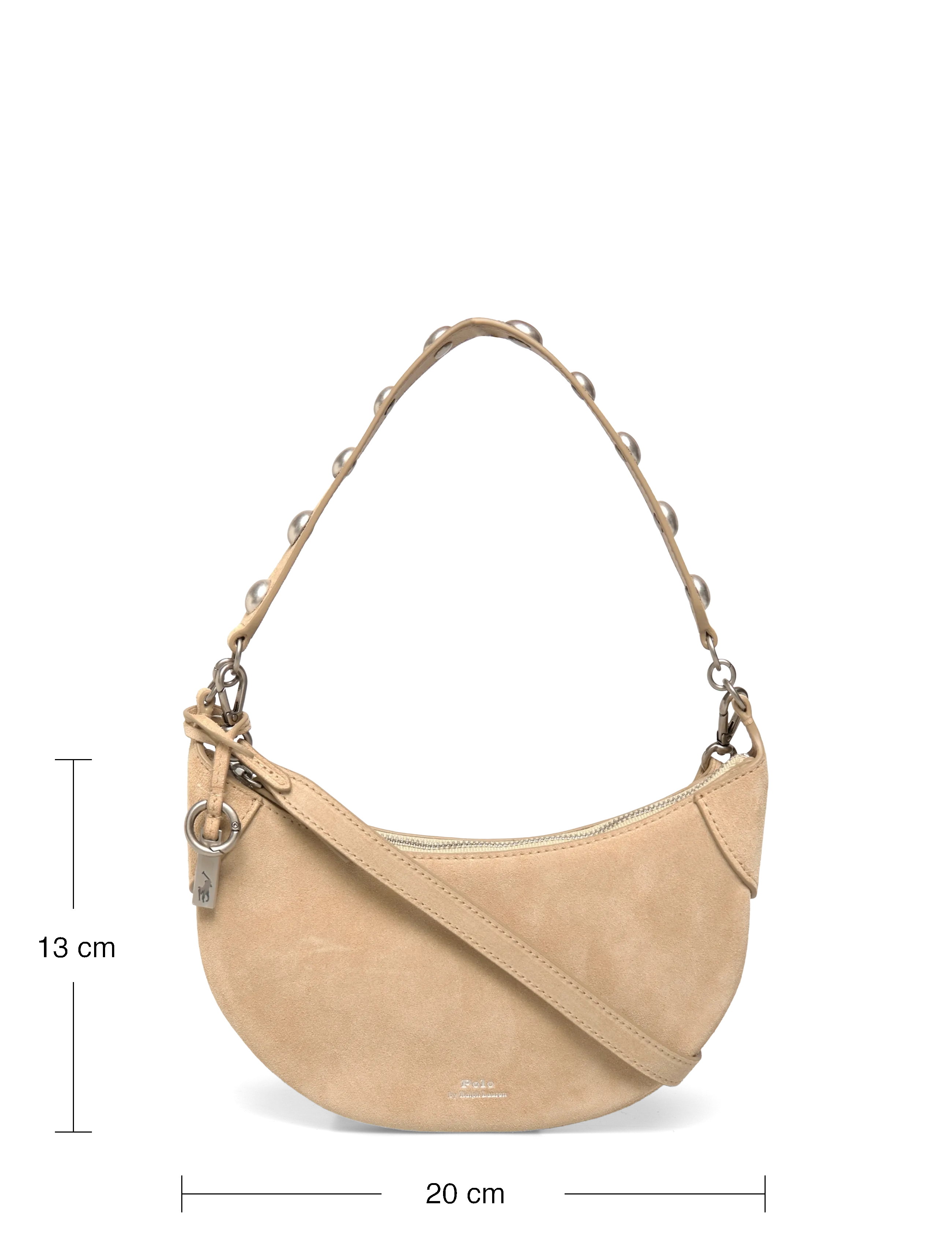 Polo Ralph Lauren - Polo ID Suede Mini Studded Bag - alltags-style - cashew - 3