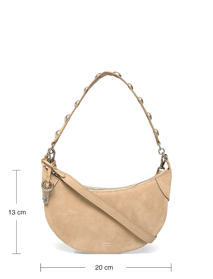 Polo Ralph Lauren - Polo ID Suede Mini Studded Bag - alltags-style - cashew - 3