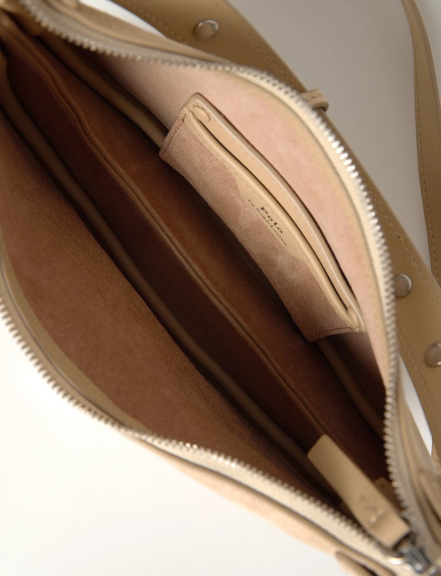 Polo Ralph Lauren - Polo ID Suede Mini Studded Bag - alltags-style - cashew - 5