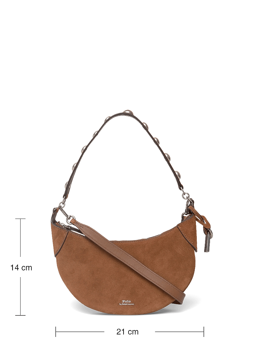 Polo Ralph Lauren - Polo ID Suede Mini Studded Bag - alltags-style - cinnamon - 3