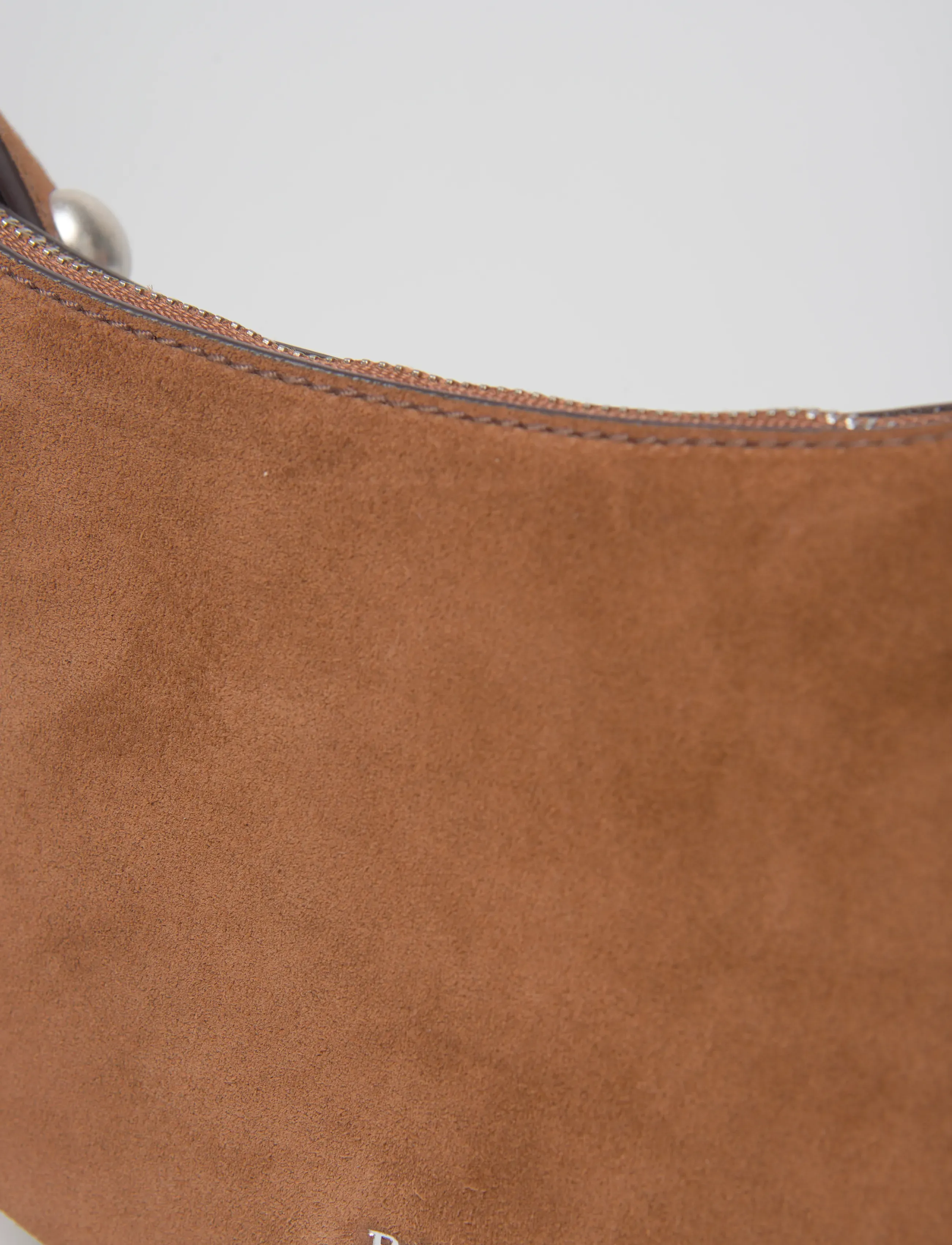 Polo Ralph Lauren - Polo ID Suede Mini Studded Bag - hverdags stil - cinnamon - 4