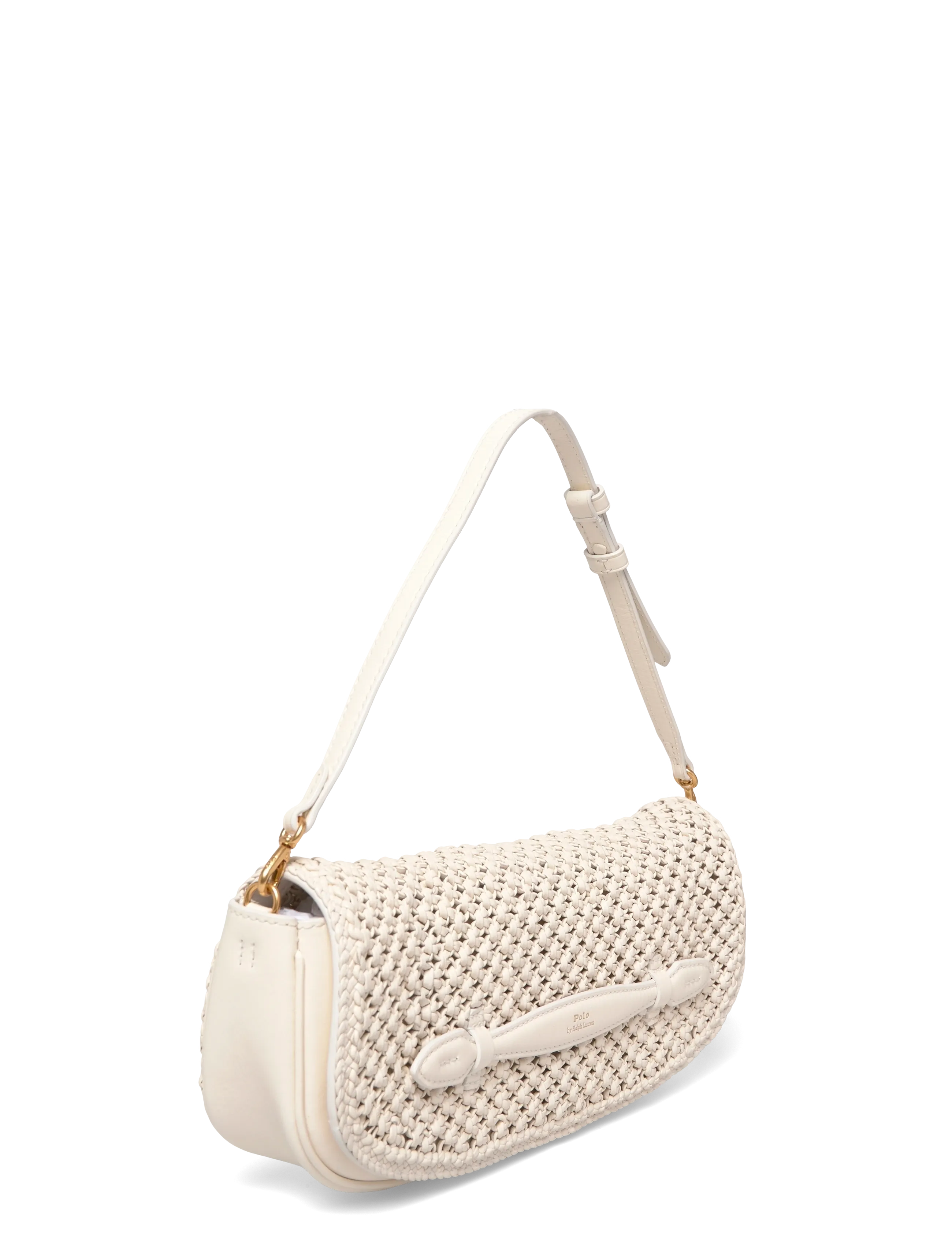 Bellport Woven Leather Long-Flap Clutch 3