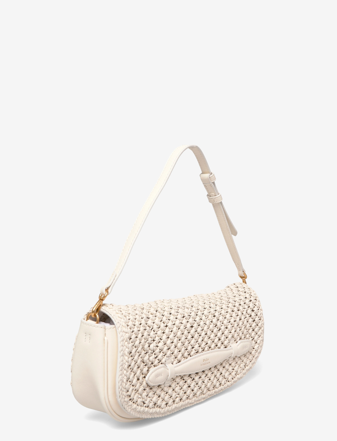 Polo Ralph Lauren - Bellport Woven Leather Long-Flap Clutch - erilised sündmused - frosting - 2
