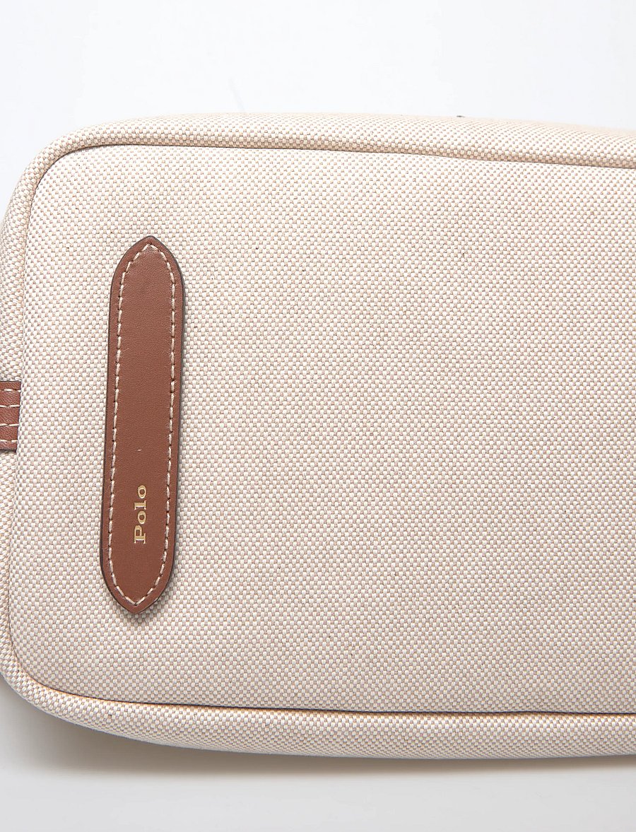 Polo Ralph Lauren - Bellport Canvas-Leather Medium Tote - natural/cuoio - 5
