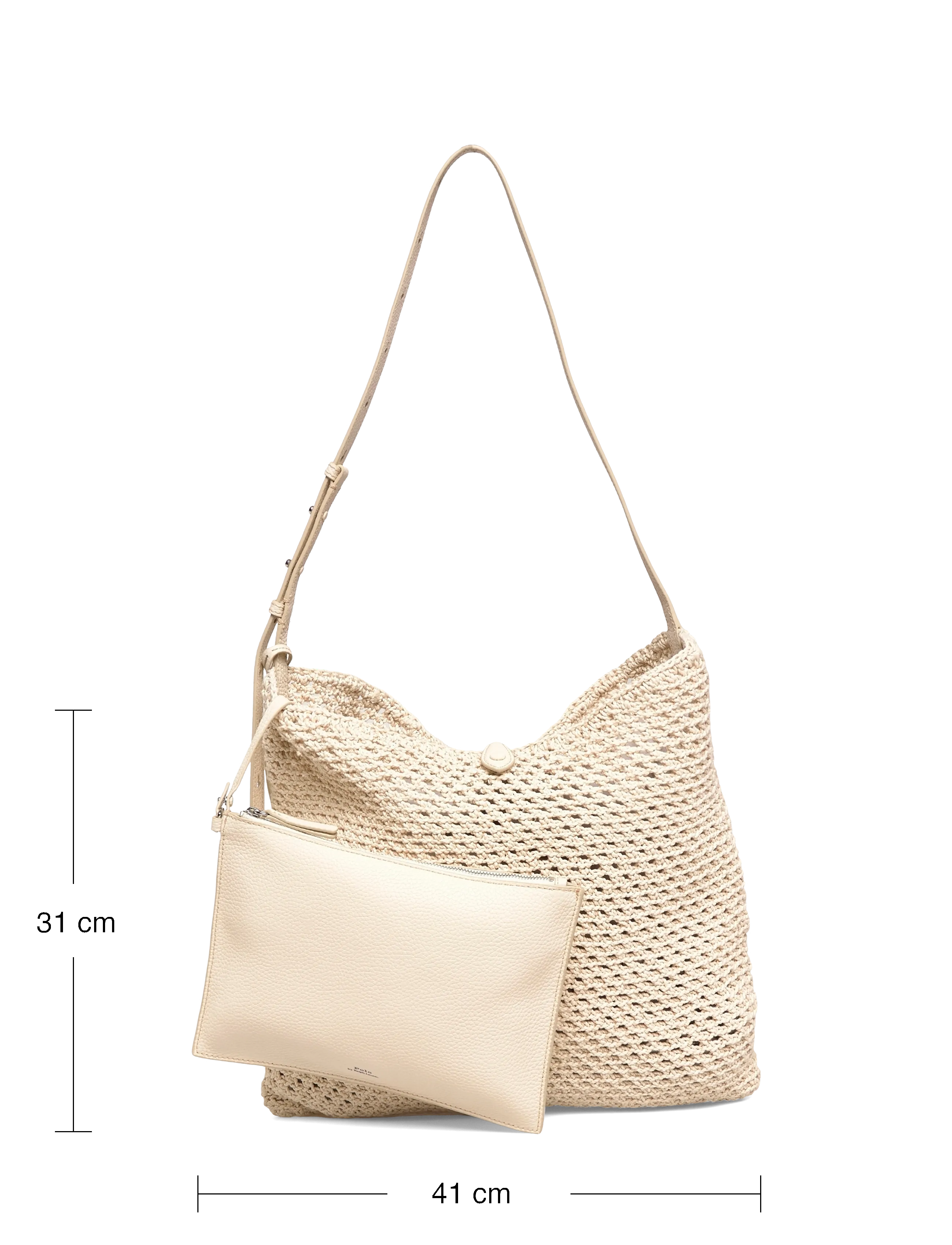 Polo Ralph Lauren - Polo Play Cord Messenger Bag - kotid - ivory - 3