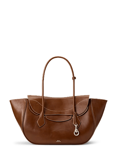 Polo Blaze Leather Large Shoulder Bag - Skuldertasker