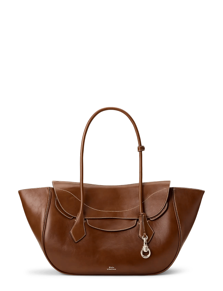 Polo Ralph Lauren - Polo Blaze Large Shoulder Bag - skuldertasker - chestnut - 1