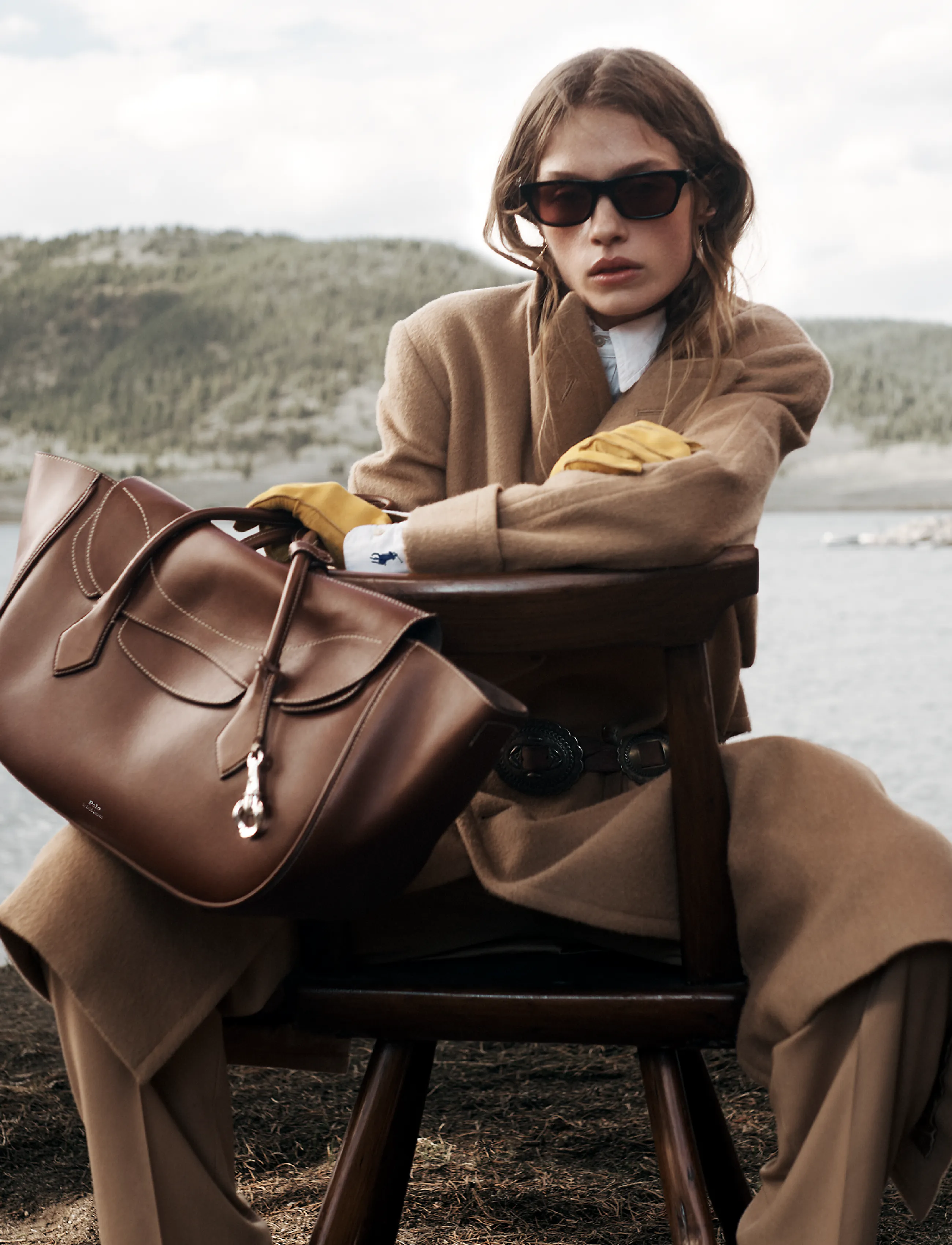 Polo Ralph Lauren - Polo Blaze Large Shoulder Bag - schultertaschen - chestnut - 4