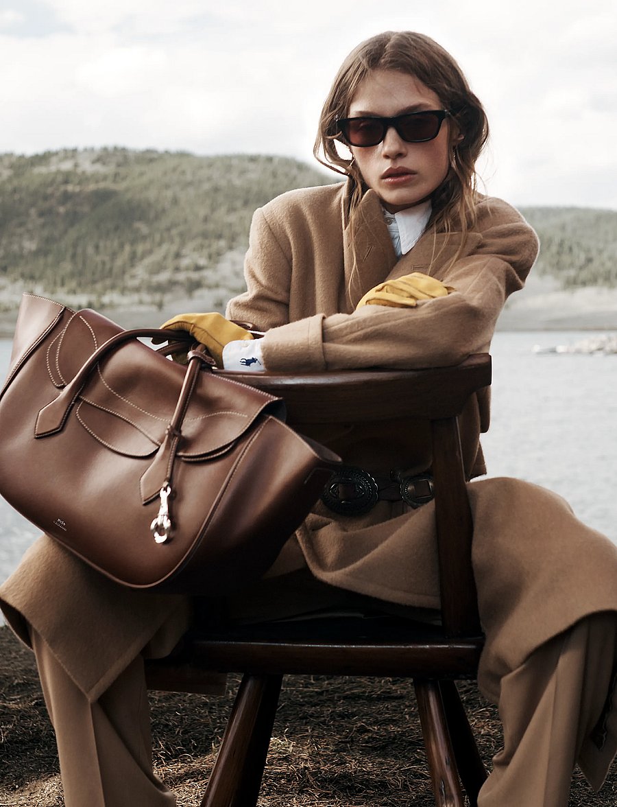 Polo Ralph Lauren - Polo Blaze Large Shoulder Bag - schultertaschen - chestnut - 4
