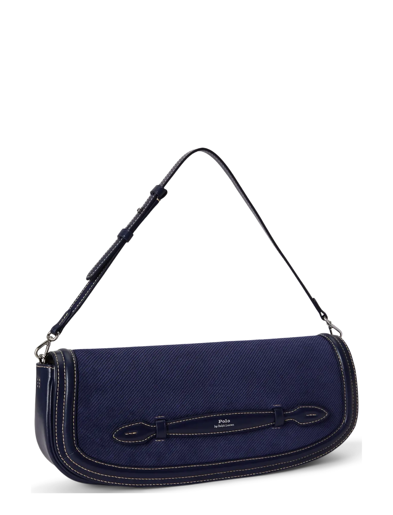 Polo Ralph Lauren TWL SUEDE/LEATHER-BLPT LNG FLP-CLT- - Kuvertväskor - NIGHT / navy