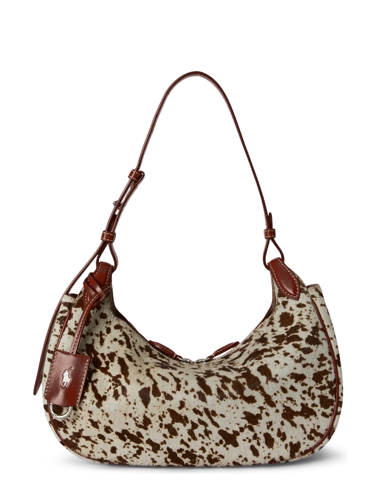 Polo Ralph Lauren HAIRCALF-PLY SLNG SHD-SBA-SMA - Leder - SPOTTED BROWN MUL / brown