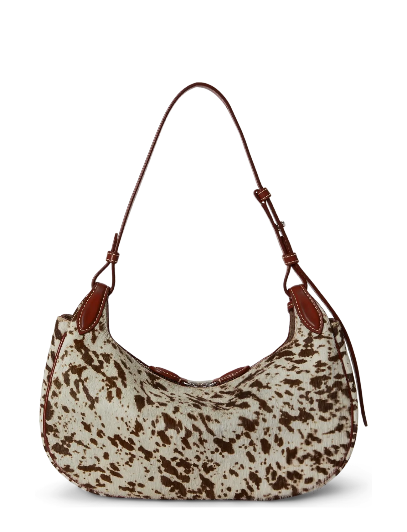 Polo Ralph Lauren - HAIRCALF-PLY SLNG SHD-SBA-SMA - schultertaschen - spotted brown mul - 2