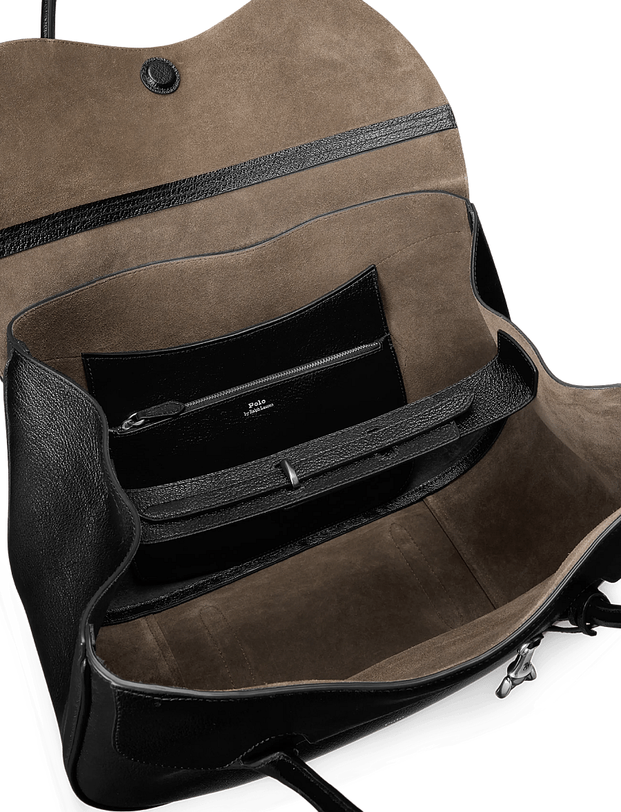 Polo Ralph Lauren - Polo Blaze Large Shoulder Bag - schultertaschen - black - 3