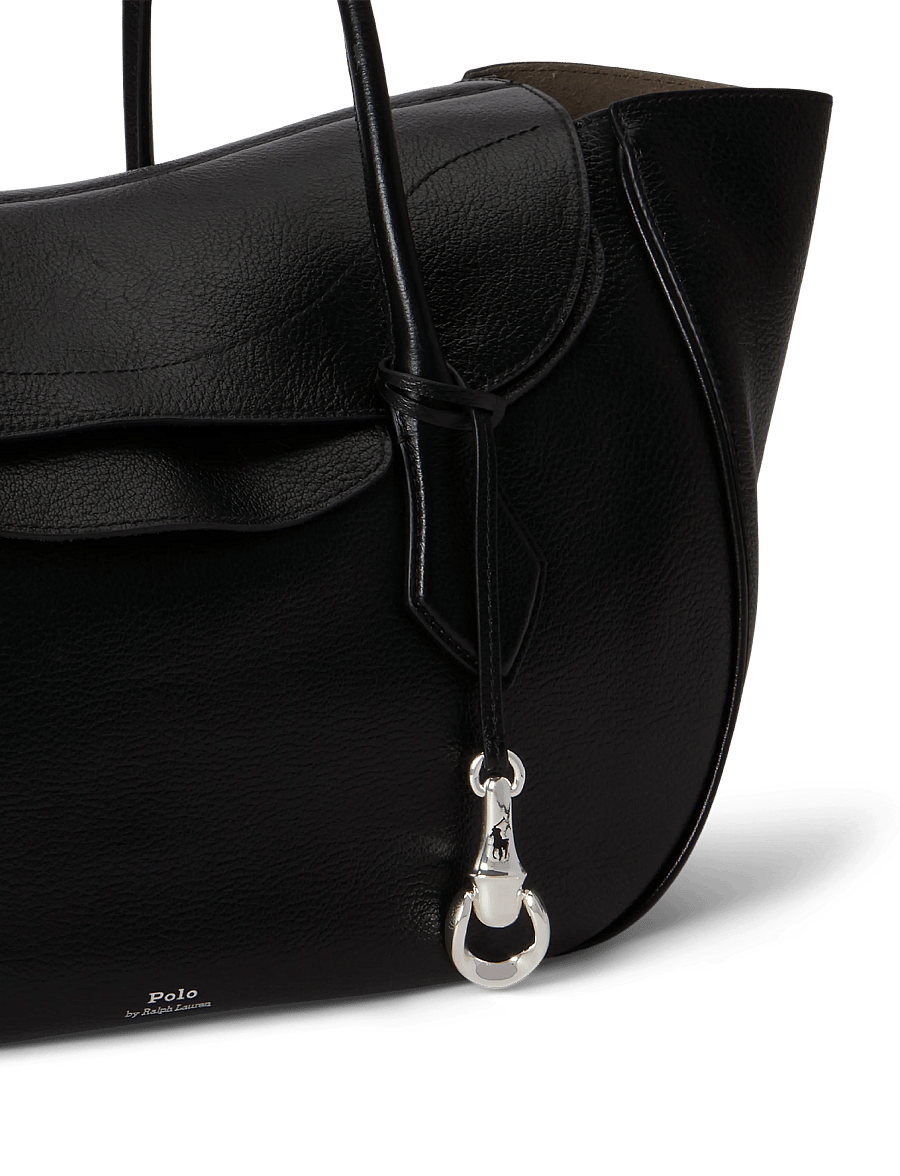 Polo Ralph Lauren - Polo Blaze Large Shoulder Bag - schultertaschen - black - 4