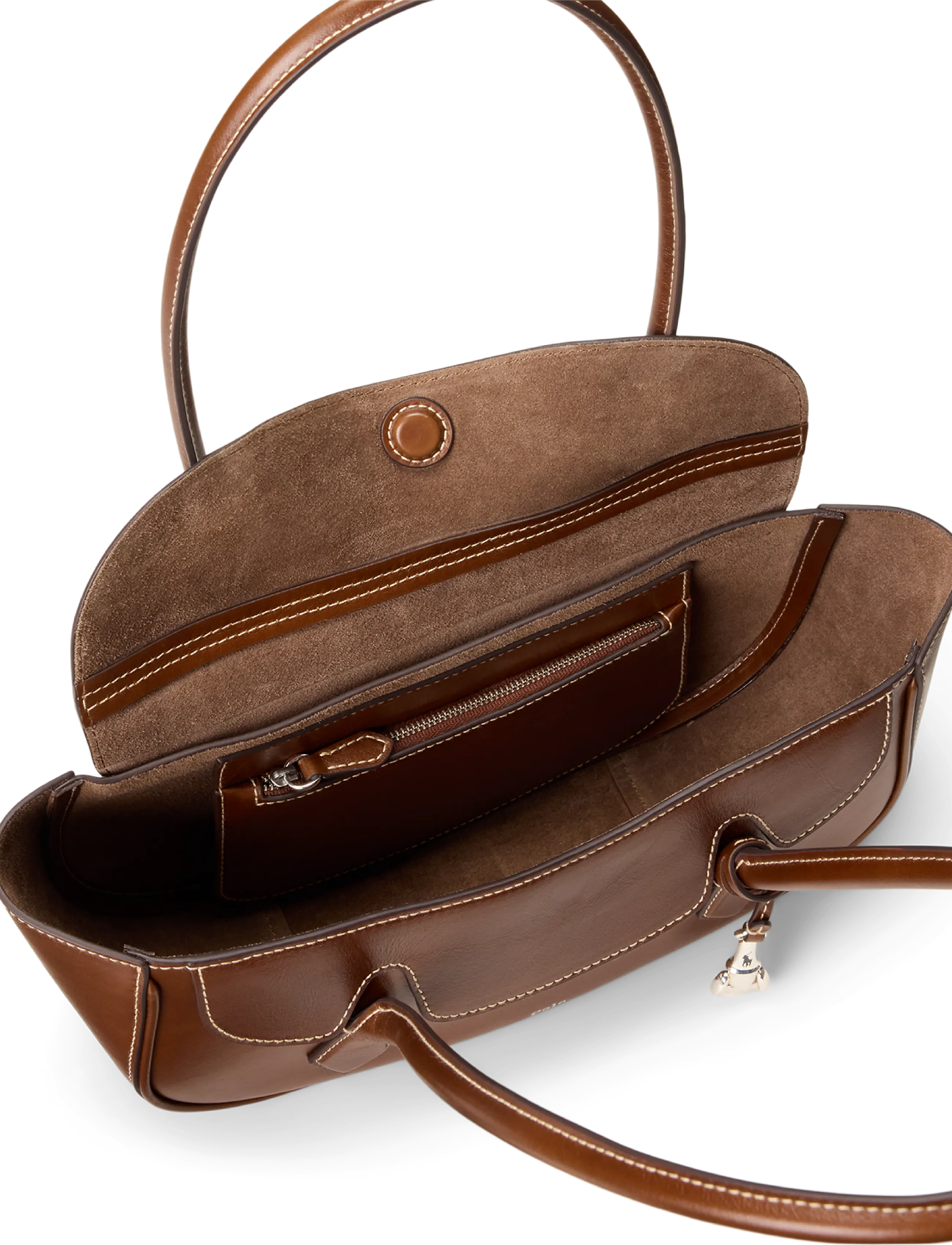 Polo Ralph Lauren - Polo Blaze Small Shoulder Bag - skuldertasker - chestnut - 5