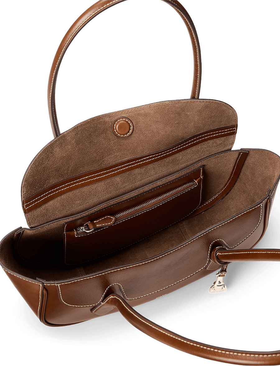 Polo Ralph Lauren - Polo Blaze Small Shoulder Bag - skuldertasker - chestnut - 5