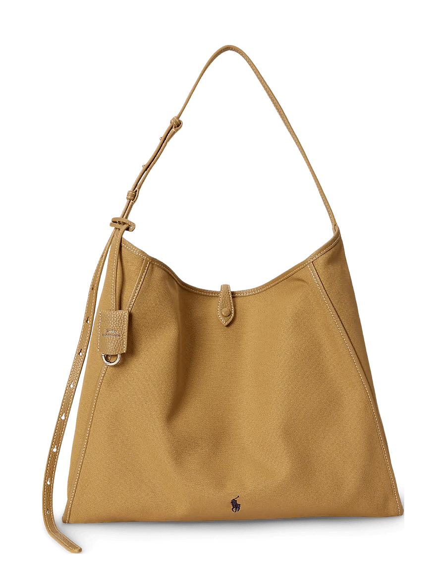 Polo Ralph Lauren - CANVAS/LEATHER-PLY MSSENGER-TTE-LRG - hverdags stil - birkshire tan - 1