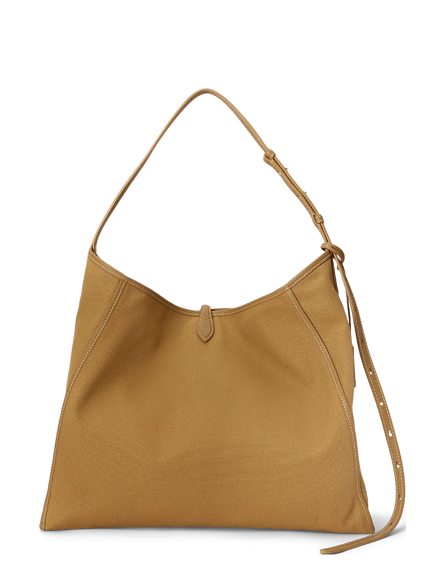 Polo Ralph Lauren - CANVAS/LEATHER-PLY MSSENGER-TTE-LRG - hverdags stil - birkshire tan - 2