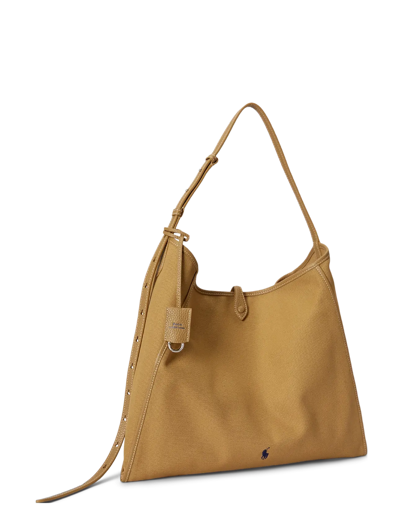 Polo Ralph Lauren - CANVAS/LEATHER-PLY MSSENGER-TTE-LRG - hverdags stil - birkshire tan - 3