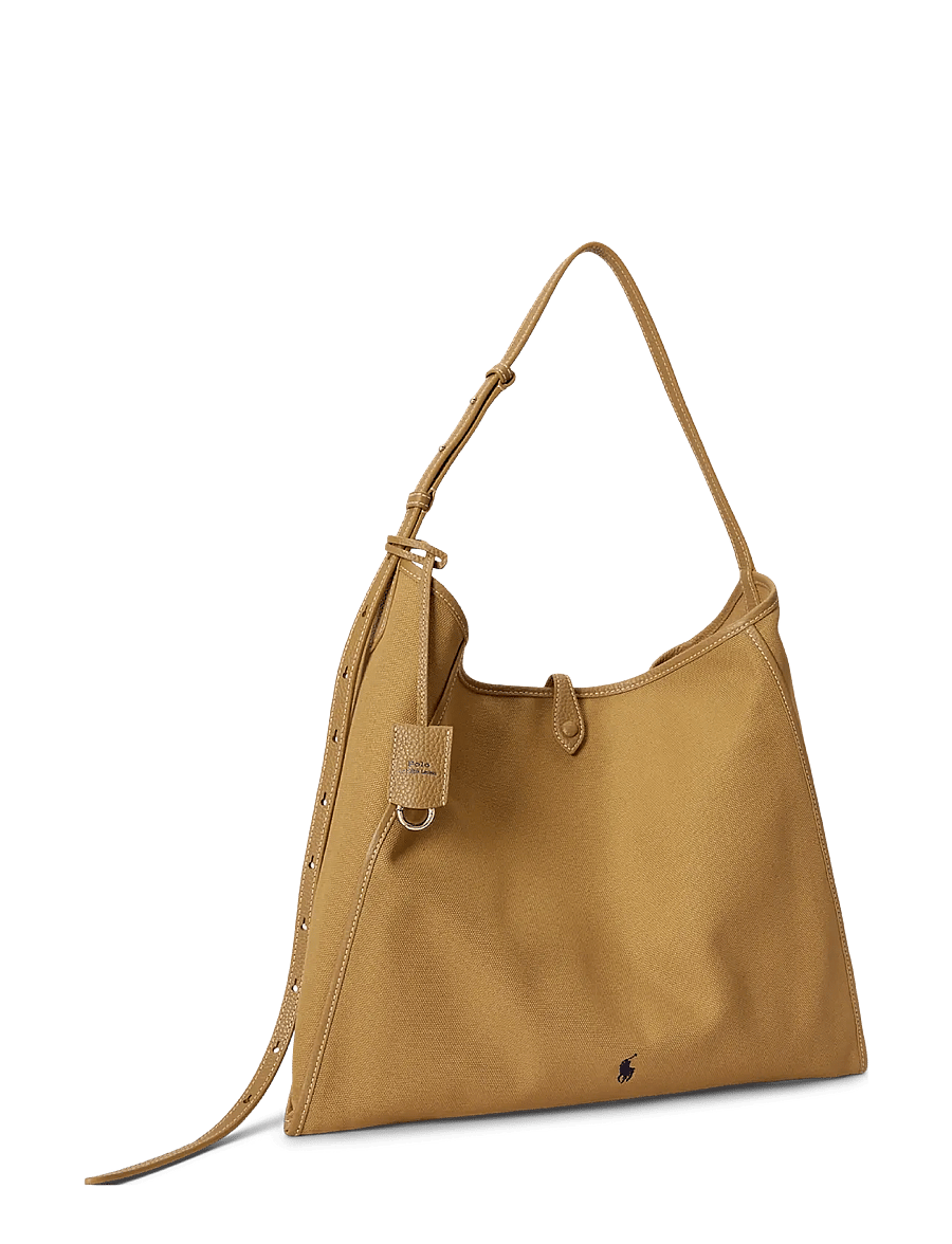 Polo Ralph Lauren - CANVAS/LEATHER-PLY MSSENGER-TTE-LRG - hverdags stil - birkshire tan - 3
