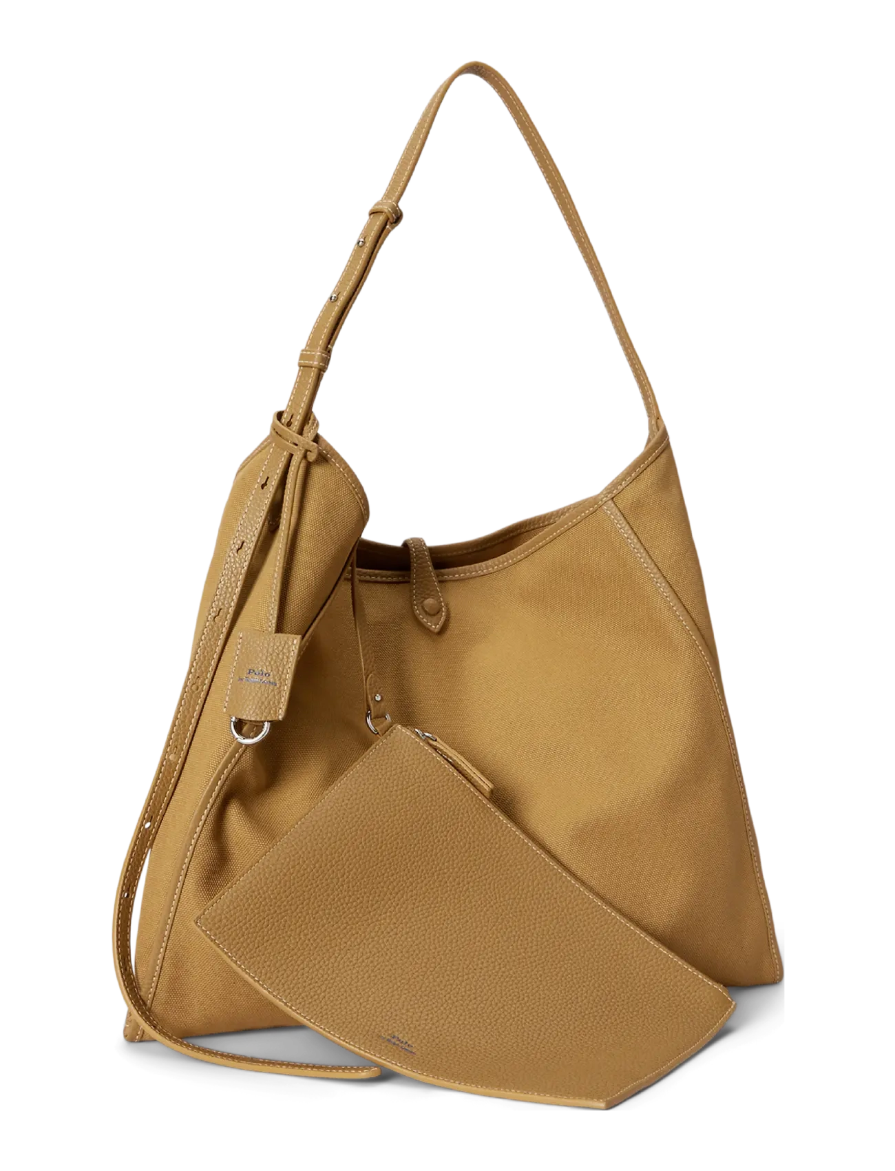 Polo Ralph Lauren - CANVAS/LEATHER-PLY MSSENGER-TTE-LRG - hverdags stil - birkshire tan - 4