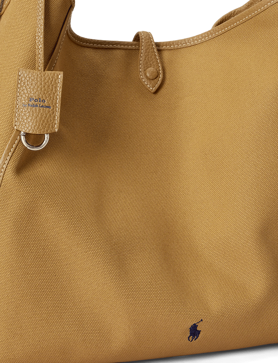 Polo Ralph Lauren - CANVAS/LEATHER-PLY MSSENGER-TTE-LRG - hverdags stil - birkshire tan - 5
