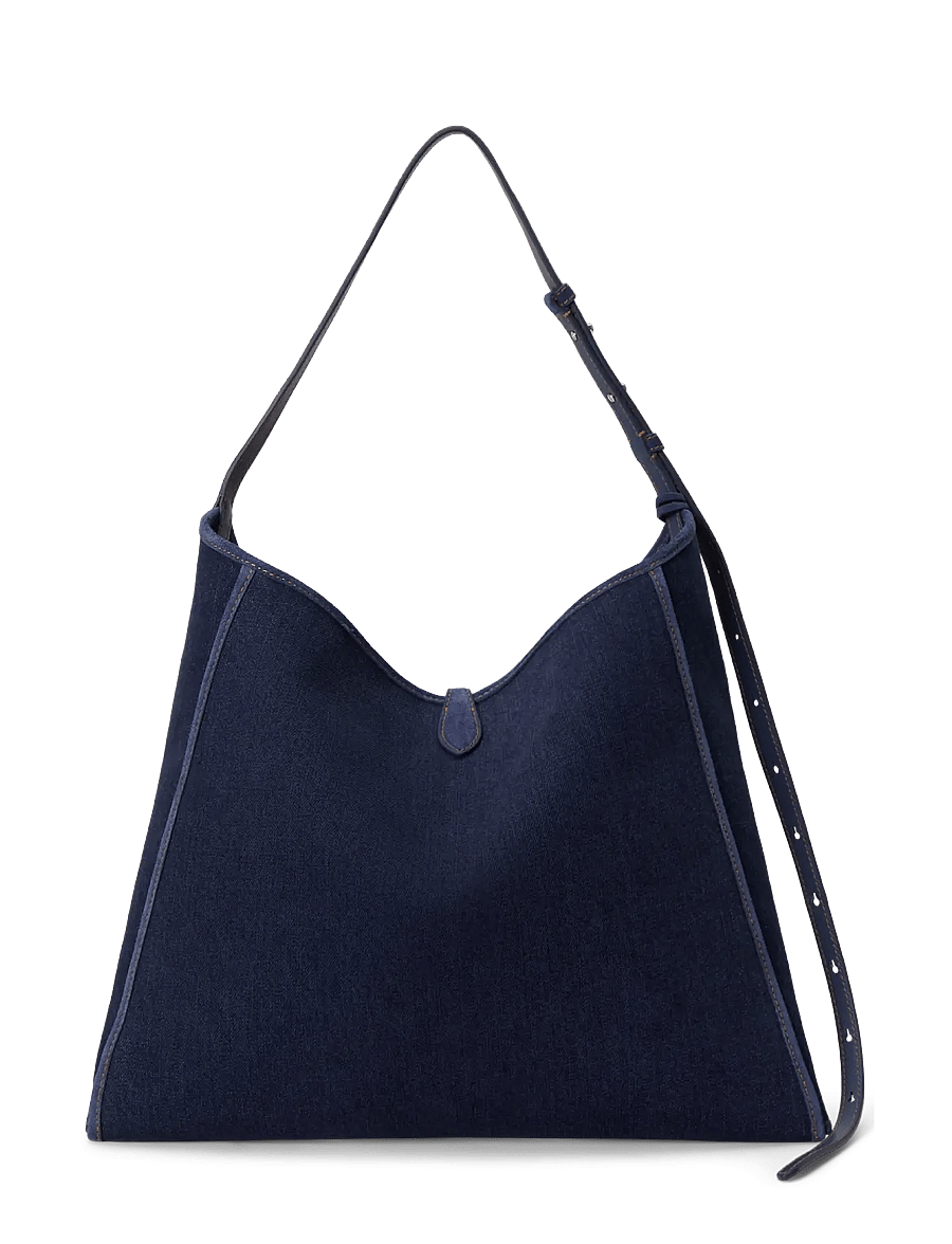 Polo Ralph Lauren - Polo Play Denim Messenger Bag - schultertaschen - kate wash - 2