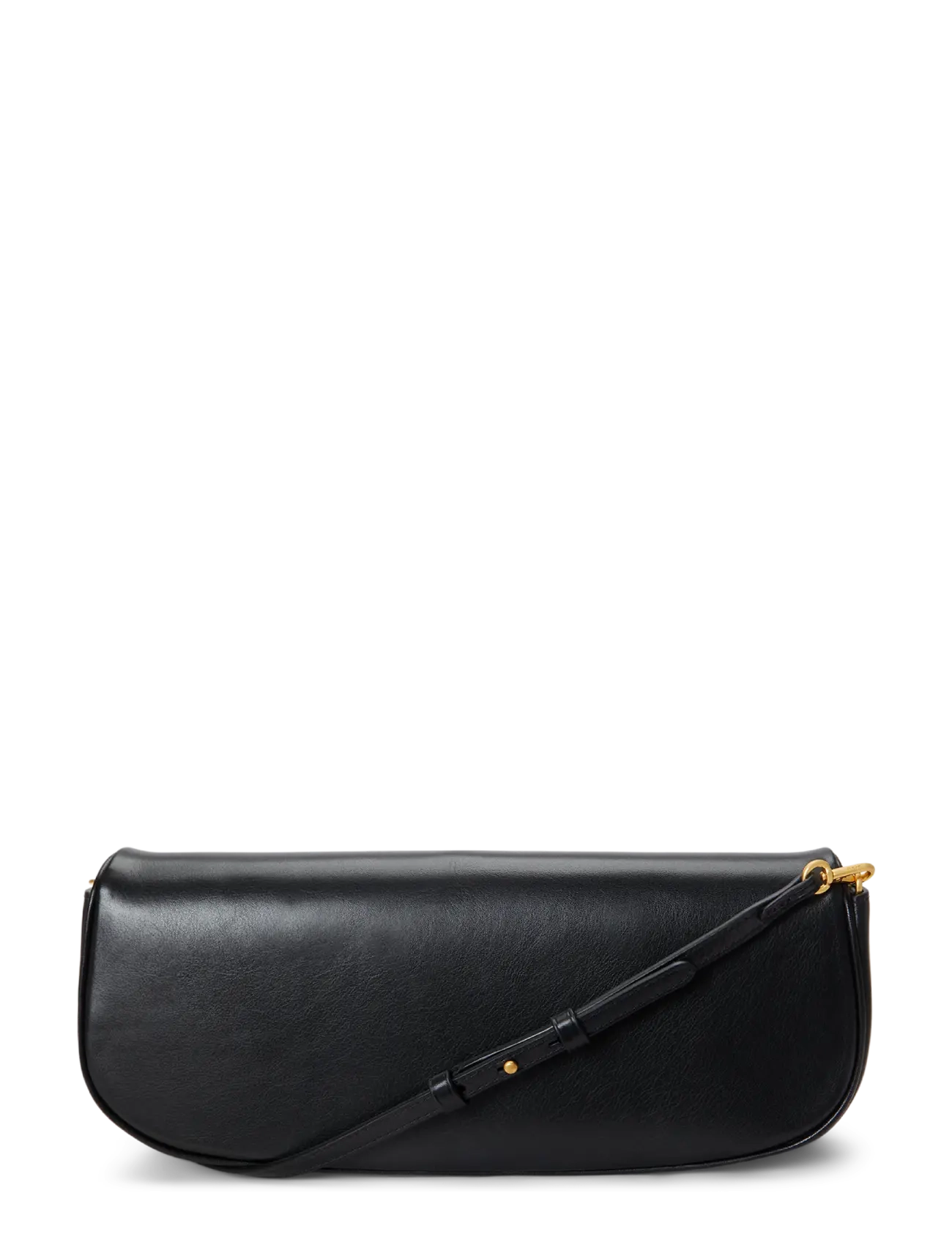 Polo Ralph Lauren - Bellport Leather Bow Long-Flap Clutch - black - 1