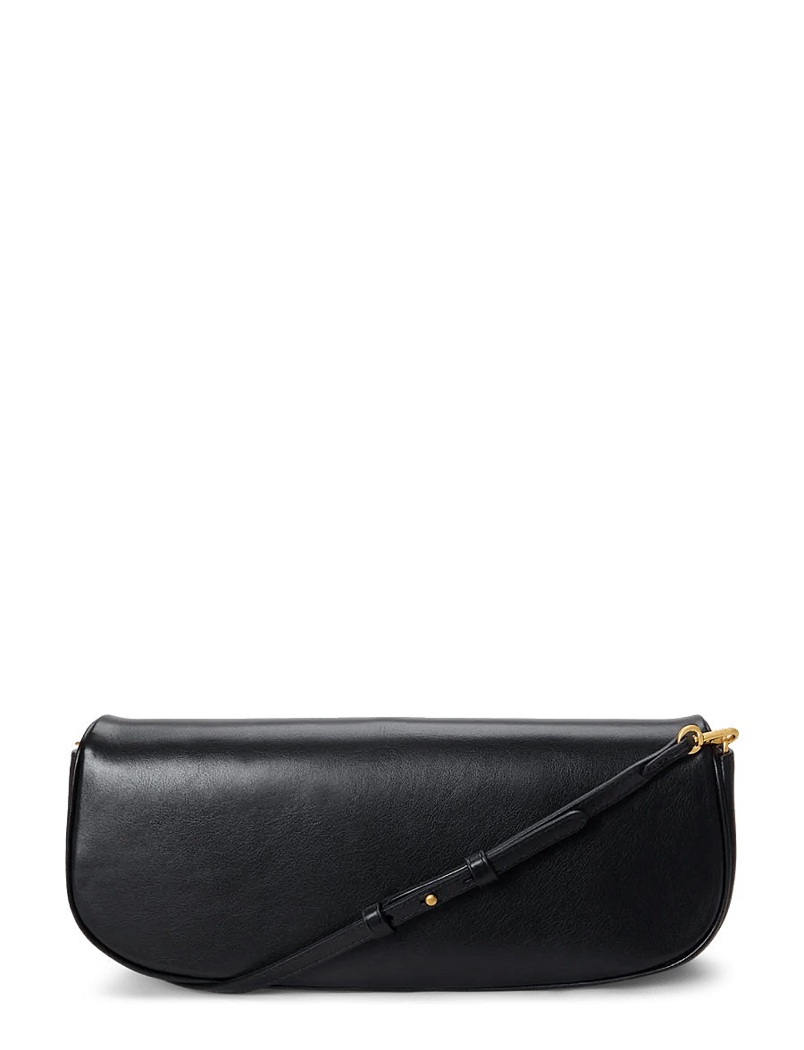 Polo Ralph Lauren - Bellport Leather Bow Long-Flap Clutch - black - 1