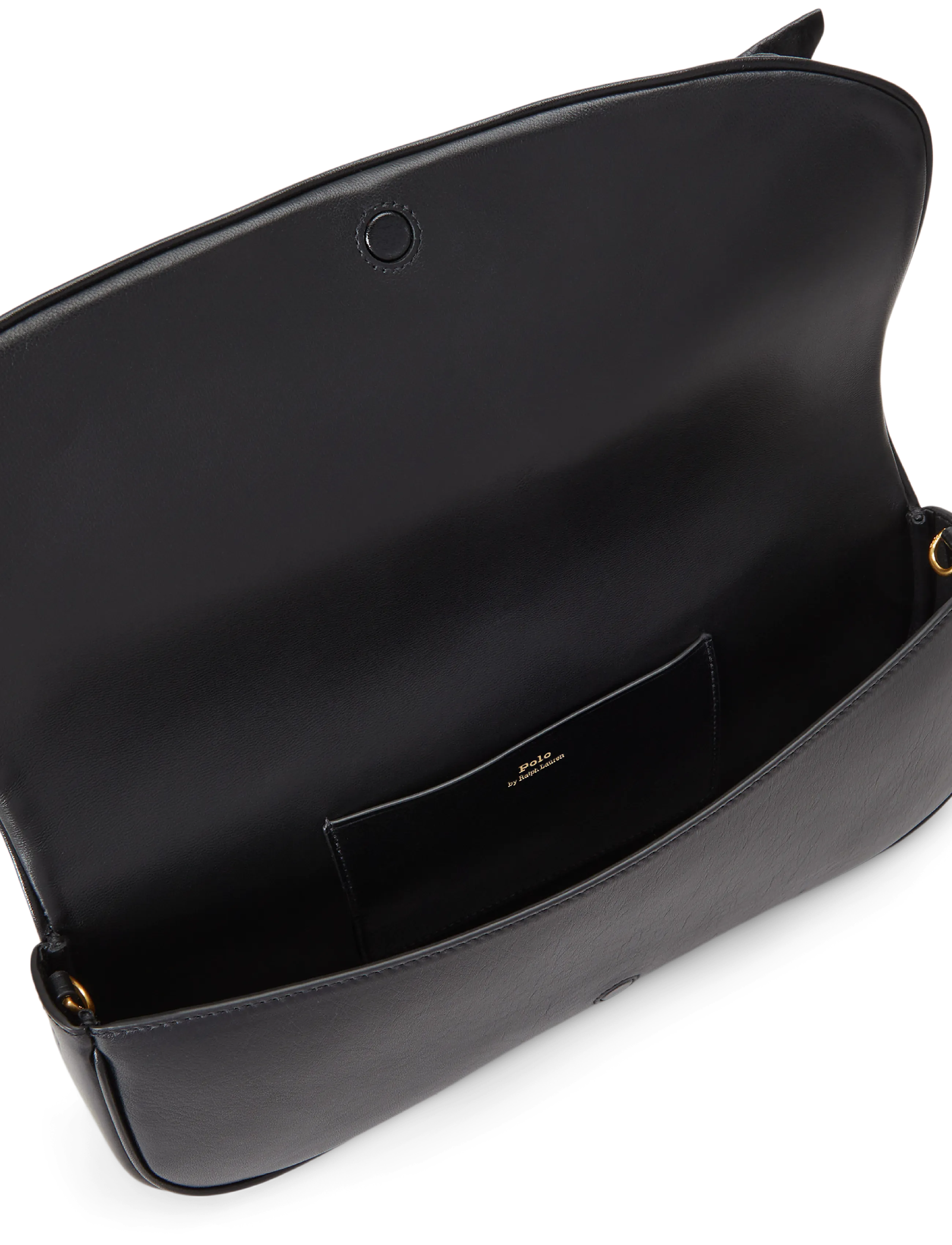Polo Ralph Lauren - Bellport Leather Bow Long-Flap Clutch - black - 4